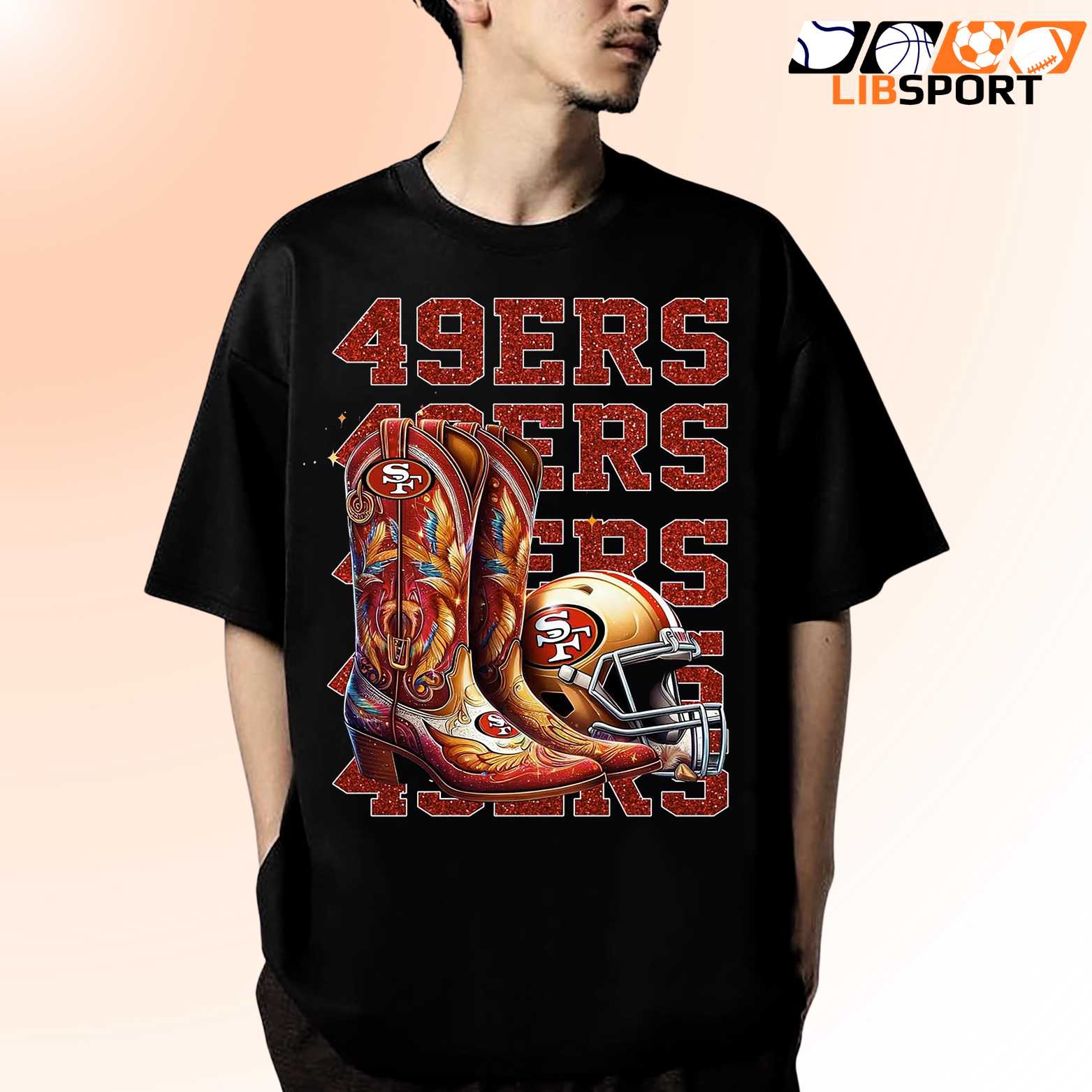 49ers Football T-Shirt, Unisex Nfl Graphic Tee, Sunday Game Wear Shirt